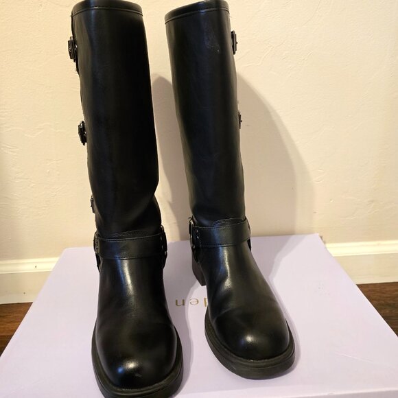 Madden Girl Clara Women's Tall Buckle Boots (size 8) - Picture 2 of 10